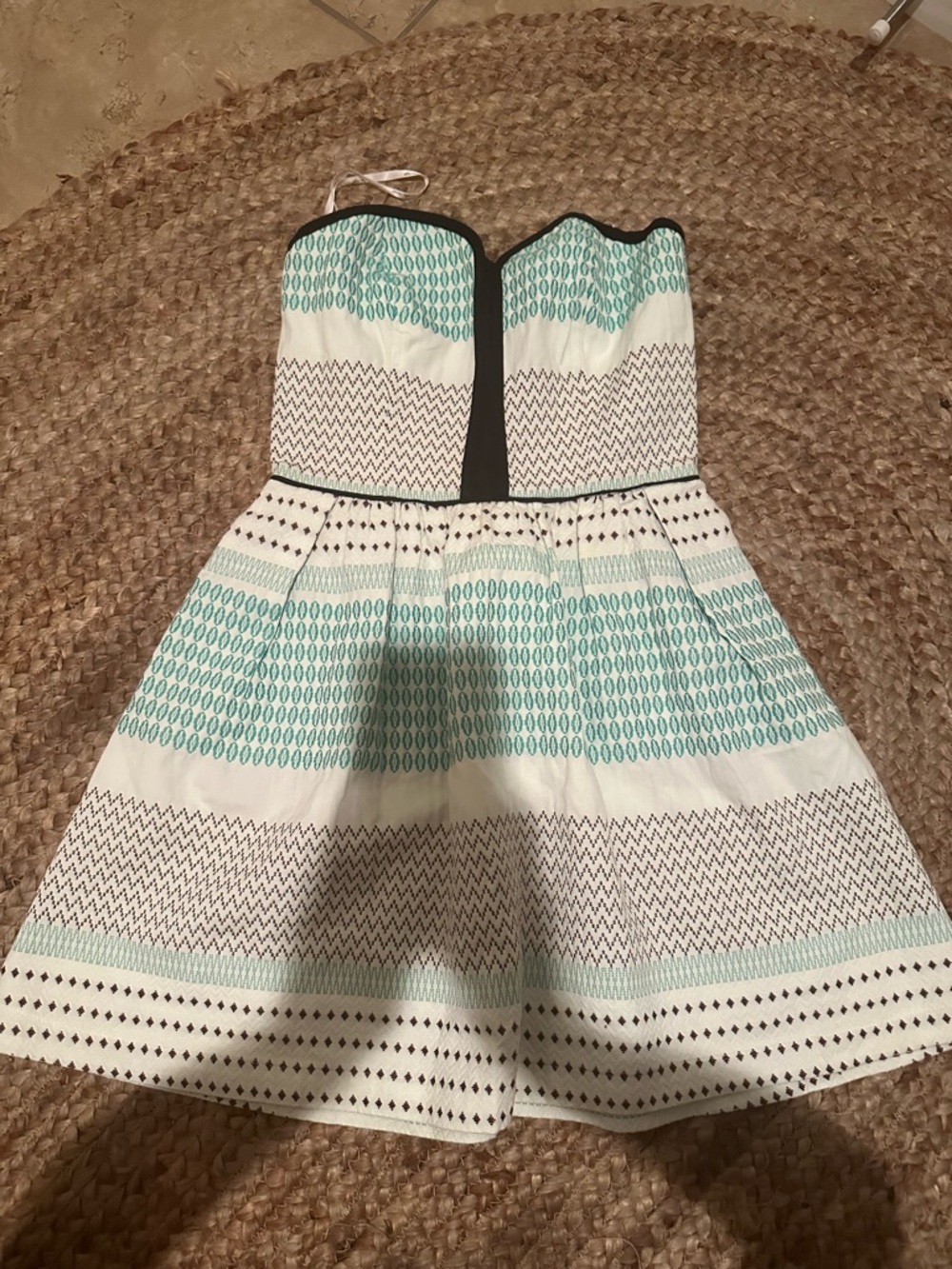 STRAPLESS MINI DRESS - Picture 1 of 3